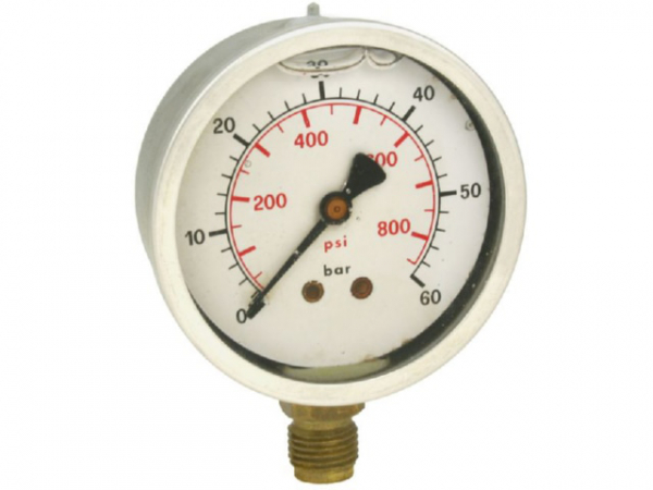 Manometer Glyzerin NG 63 radial 0 bis 40 bar