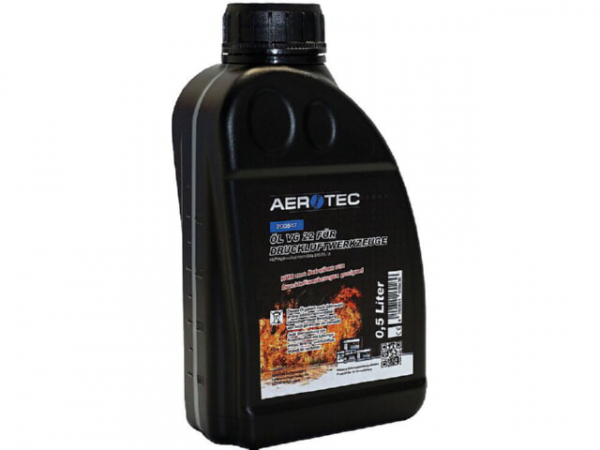 Hydrauliköl AEROTEC für Druckluftwerkzeuge, Inhalt 500 ml