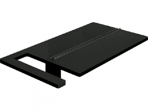 Shower Board Hüppe Select+ Black Edition BxTxH: 400 x 220 x 10 mm