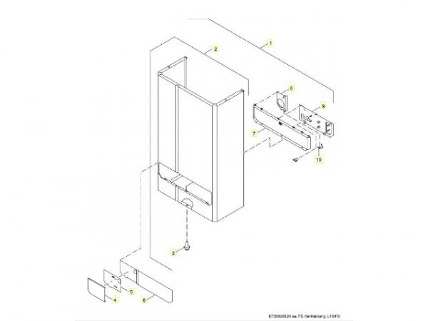 Buderus 7100378 Geräteschild f U104