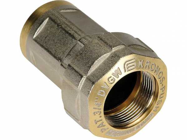 Kronus Push Rohranschluss, Übergangsstück mit IG DN 20 (3/4“)