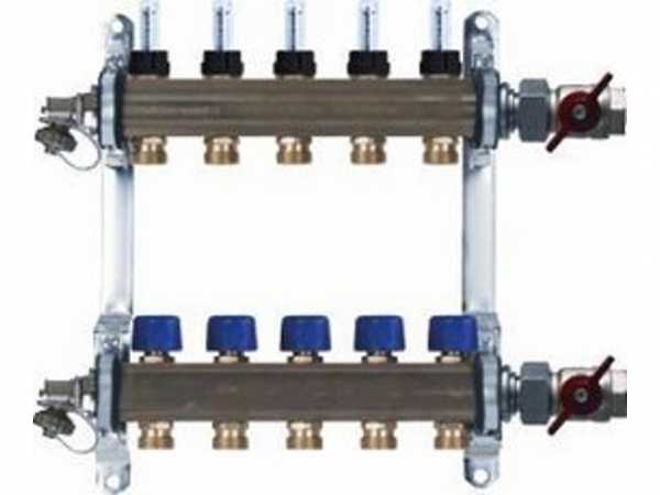 Logafix Messingverteiler 4HK DFM