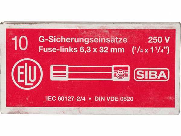 Feinsicherung flink 5 A 1 Beutel 10 Stück 6, 3x32mm