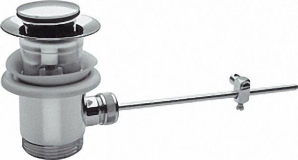 Excentergarnitur 1 1/4'' Messing verchromt mit Excenterstopfen Standard