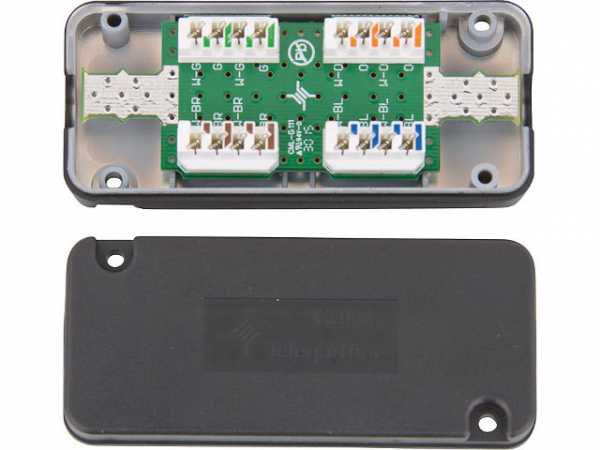 Einfach-Verbindungsmodul Cat.7A(IEC) schwarz