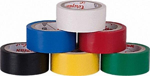 Coroplast Monostoffkarte 302 Isolierband, 6 Rollen, 19mm x 3, 3 m