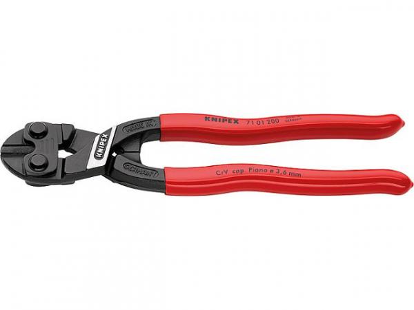 KNIPEX -CoBolt Kompakt-Bolzenschneider atramentiert Kunststoff überzogen Länge 200mm