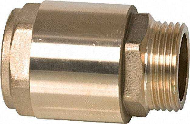 Rückschlagventil aus Messing mit IG 1 1/4'' X AG 1 1/4'' Typ 6 Durchfl Rückschlagventil aus Messing mit IG 1 1/4'' X AG 1 1/4'' Typ 6 Durchfl
