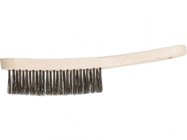 Kehlnahtbürste Pferd HBK, Edelstahldraht d 0,35 mm, 3-reihig