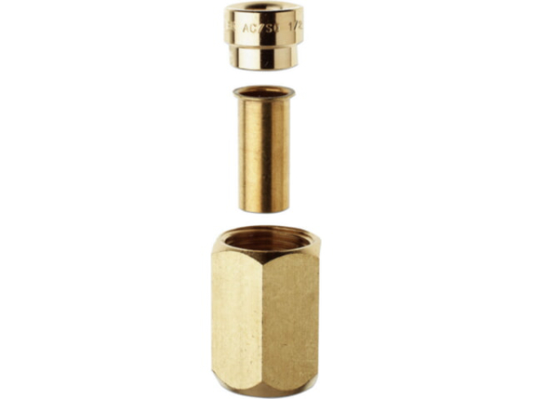 Buderus SAE-Verschraubung SF-FZ-010 1/2 korrosionsbeständig 2 Stück für Klimageräte/Wärmepumpen