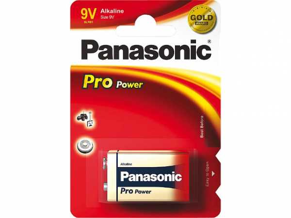 Batterie Panasonic PRO Power 6LR61 9V 1 Stück