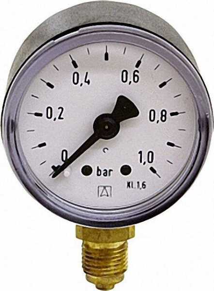 Manometer 0-1 bar 40mm für G1/8