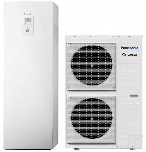 Panasonic Aquarea T-CAP Wärmepumpe Split mit Kombi-Hydromodul, 12,0kW, 400V, KIT-AXC12HE8
