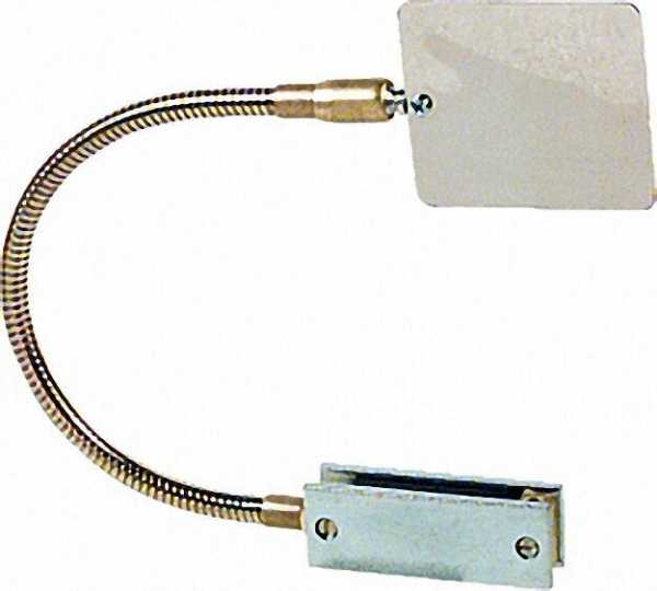 Kontrollschweißspiegel mit flexiblem Magnethalter