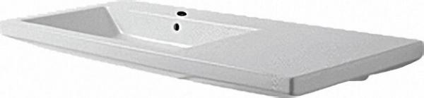 Keramikwaschtisch Thin o. Hahnloch BxT=120x50cm/rechteckig