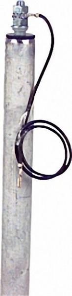 Magnesiumanode M 8 x 30/500mm für isolierte Flanschmontage Durchmesser = 26mm, ZWEIteiliger Artikel!