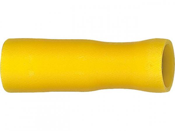 Rundsteckhülse isoliert 4,0mm²-6,0mm², 5,0mm Farbe gelb, VPE 100 Stück