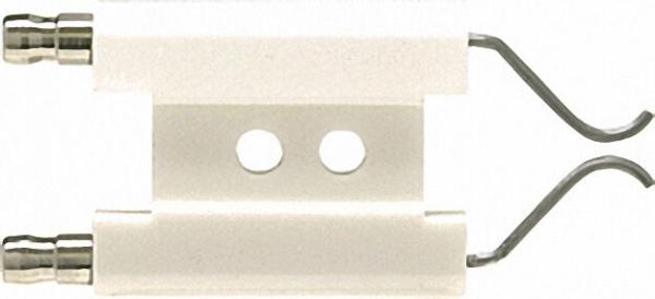 Doppelzündelektrode für Thyssen Gasbrenner TG1 Anschluss 6,3mm