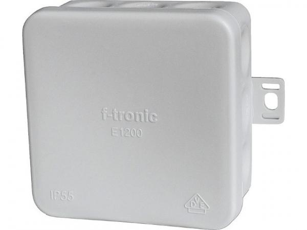 FR-Abzweigkasten F-Tronic IP55 80x80x55mm, grau, halogenfrei