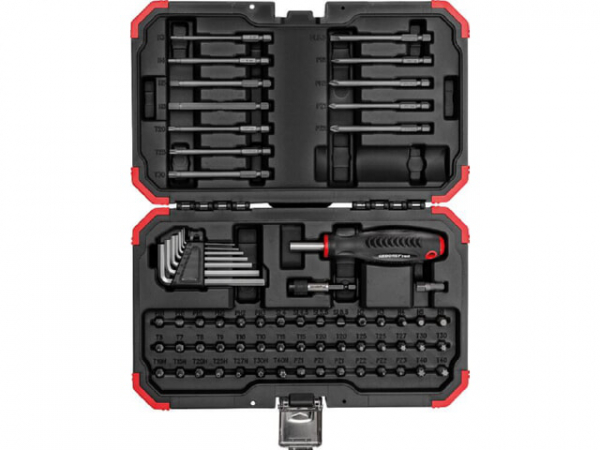 Bitset GEDORE red 67-teilig 1/4' R33003067, mit Transportkoffer