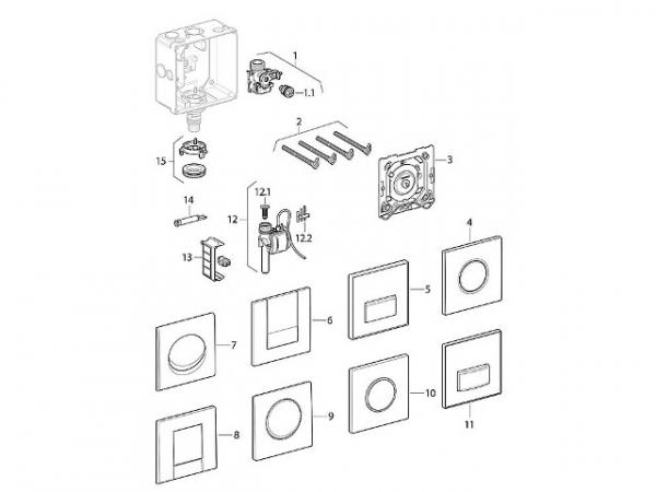 Geberit 241.935.00.1 Pneumatikventil für Urinal für UR-Strg. ab 2009