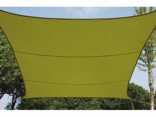 Sonnensegel Viereck 3.6x3.6 m Lime-Grün GSS4360LG