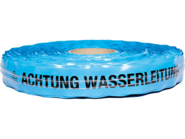 Ortungsband 'Achtung Wasserleitung' blau, L=250m