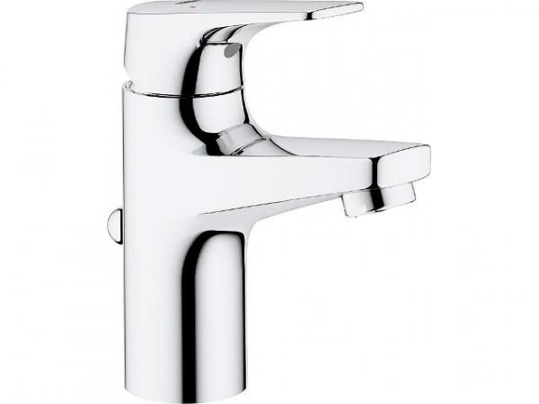 Waschtischmischer Grohe Bauflow verchromt, S-Size, mit Temperaturbegrenzer