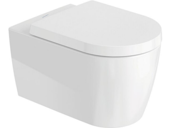WC-Set Duravit ME by Starck, spülrandlos, Softclose, wandhängend, Keramik, Weiß, 360x355x570mm