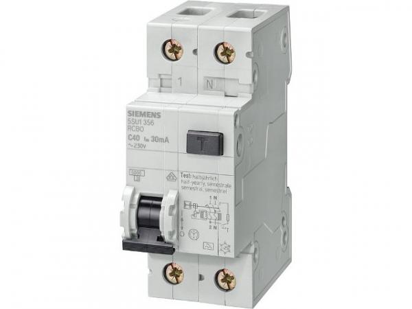 FI/LS-Schutzeinrichtung Typ A PSE/SSfür T=70mm Ifür 30MA, 6KA, 1+N-POL B 16A