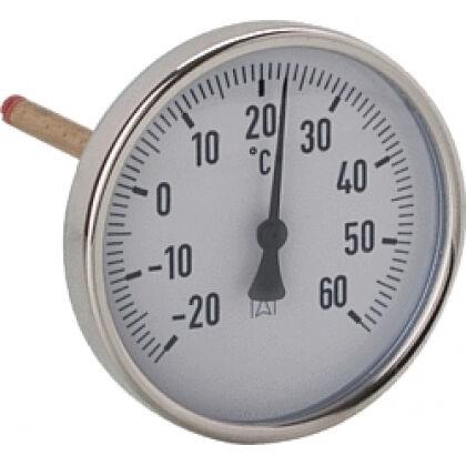 AFRISO Luftkanalthermometer Stahlblech verzinkt 100DN Schaftlänge 150mm, -30/+50°C