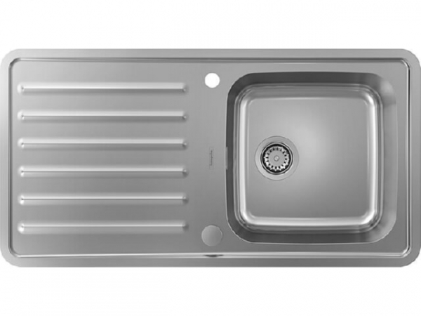 hansgrohe Einbauspüle 400 mit Abtropffläche S4113-F400