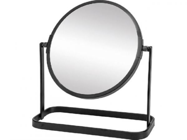 Kosmetikspiegel Schwarz Metall , 175 x 95 x 80 mm