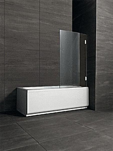 Badewannenaufsatz Flinter, Sicherheitsglas mit Anti-Kalk- Beschichtung, 700x1400mm