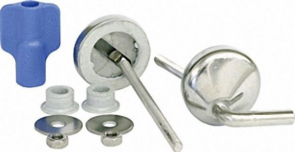 VARIO-Edelstahlscharnier für WC-Sitz Twist-Clean (INOX)