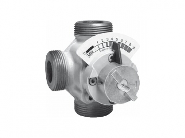 3 Wege Mischer DRR25-6.3 PN10 DN25, KVS 6.3, RG, inkl. Isolierung