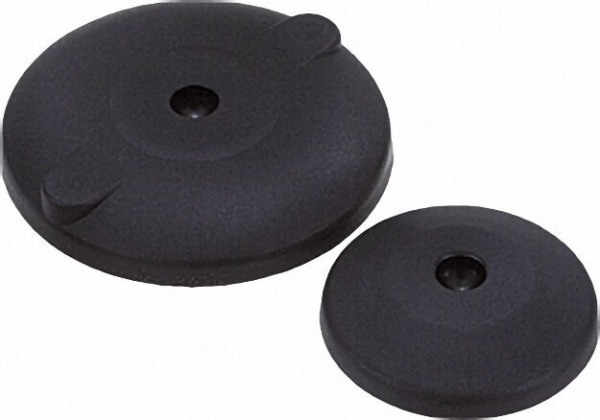 Teller für Gelenkfüße DRM50 Form B Kunststoff Anti-Slip