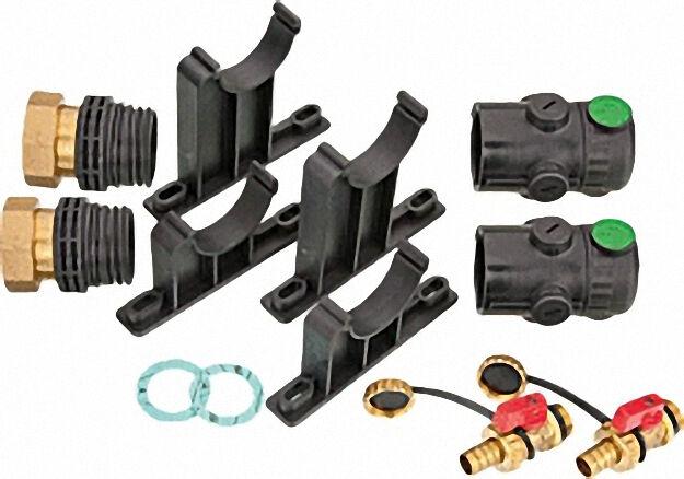 Grundpaket Soleverteiler mit Gewindeende 6/4''Überwurfmutter Grundpaket Soleverteiler mit Gewindeende 6/4''Überwurfmutter