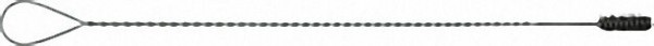 Heizkesselbürste trapezförmig mit Öse 100x52mm, Gußstahldraht, passend für Buderus Stahlkessel