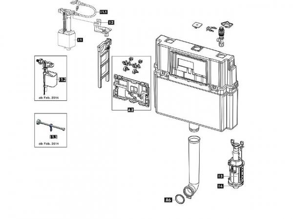 Halter Schwab für Füllventil 358719