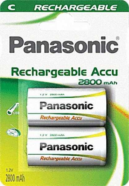 PANASONIC NiMH-Akku-Zellen C Baby 2800mAh VPE 2St. im Blister
