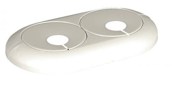 FRÄNKISCHE 75916800 alpex-L Doppelrosette 16 mm für Ventilachsabstände 35-58 mm