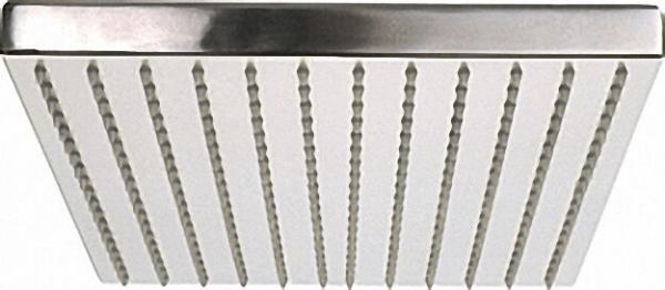 EVENES Kopfbrause 200x200mm Edelstahl gebürstet ohne Brausearm