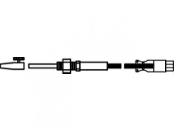 VIESSMANN 7452531 Abgastemperatursensor(NTC 20kOhm, 100mm) zur Anzeige und Grenzwertüberwachung