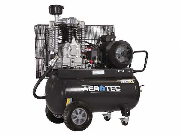 Kolbenkompressor AEROTEC 890-90 PRO 400 Volt mit 10 bar und 90 Liter Kessel