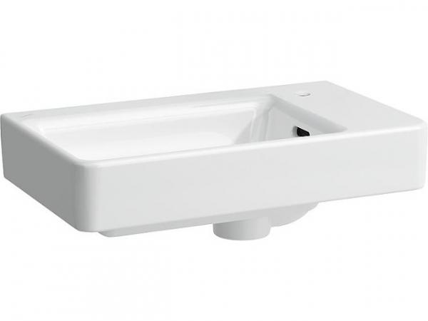 Handwaschbecken Laufen Pro S 480x280mm, weiß, mit Überlauf, 1 Hahnloch rechts