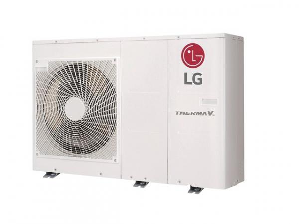 LG Luft/Wasser-Wärmepumpe 9,0kW Therma V Monoblock Silent 230V, R32