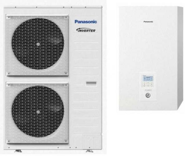 Panasonic Aquarea T-CAP Wärmepumpe Split mit Hydromodul, 12,0kW, 400V, KIT-WXC12H9E8