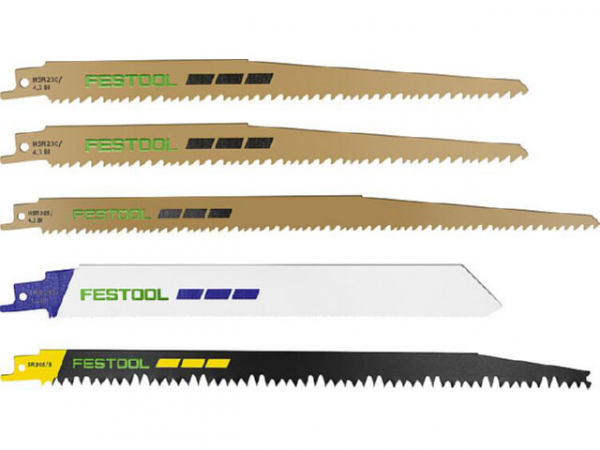 Säbelsägeblatt-Set Festool RS, 5-teilig