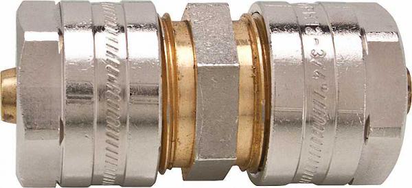 Verbindungskupplung 12 x 1,3 mm, für Wandheizung, 1 Stück